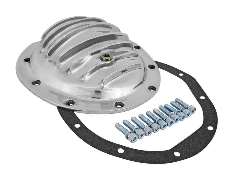 Cast Aluminum Differential Cover GM 8.5 in. 10-Bolt [Front]