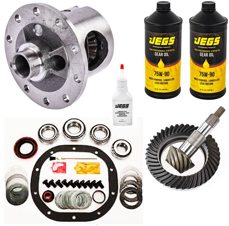 Posi Traction Differential Kit for Ford Cars/Trucks Rear - Ford 7.5 in. 28-Spline [3.73 Ratio]