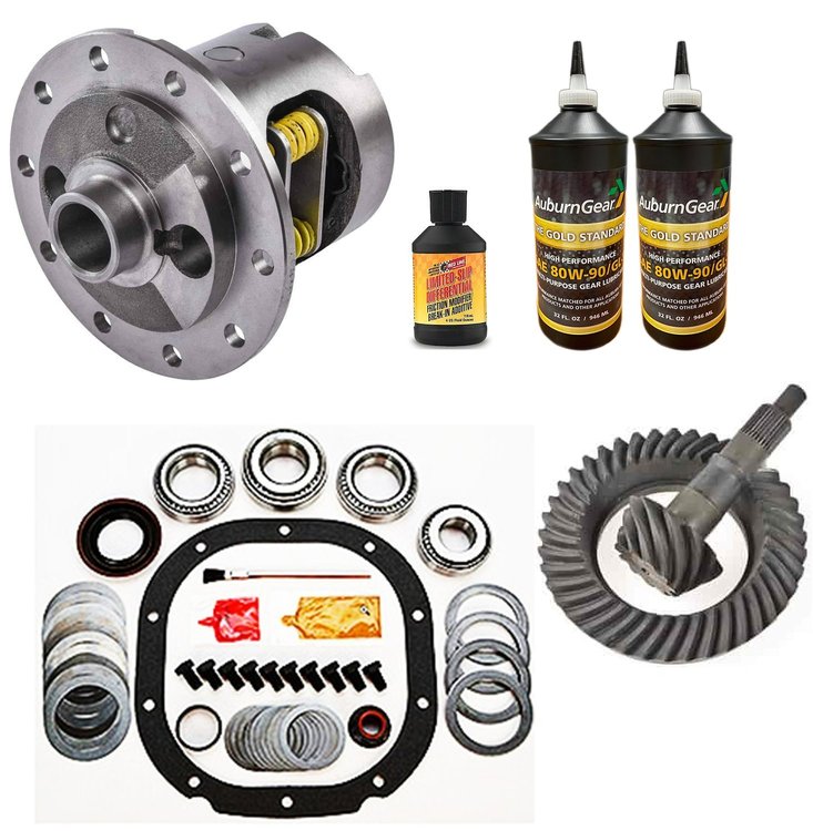 Posi Traction Differential Kit for Ford Cars/Trucks Rear - Ford 8.8 in. 28-Spline [3.90 Ratio]