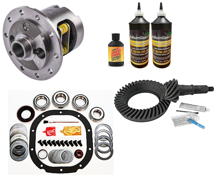 Posi Traction Differential Kit for Ford Cars/Trucks Rear - Ford 8.8 in. 28-Spline [4.10 Ratio]