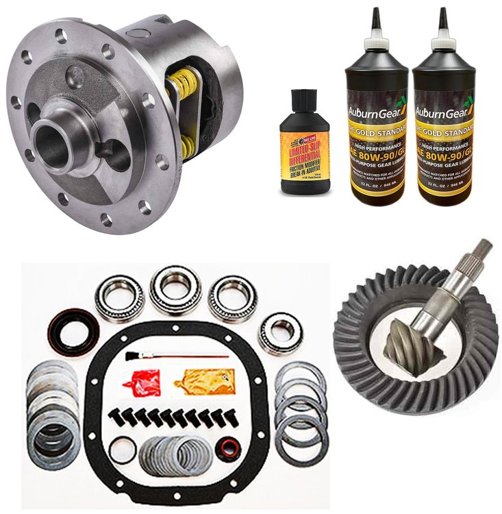 Posi Traction Differential Kit for Ford Cars/Trucks Rear - Ford 8.8 in. 28-Spline [4.56 Ratio]