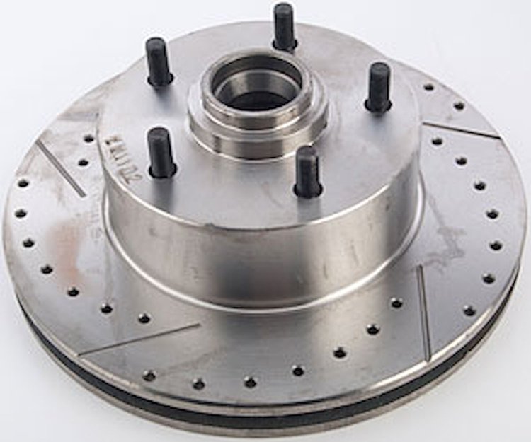 Front Premium Brake Rotors and Stainless Steel Braided Brake Hoses