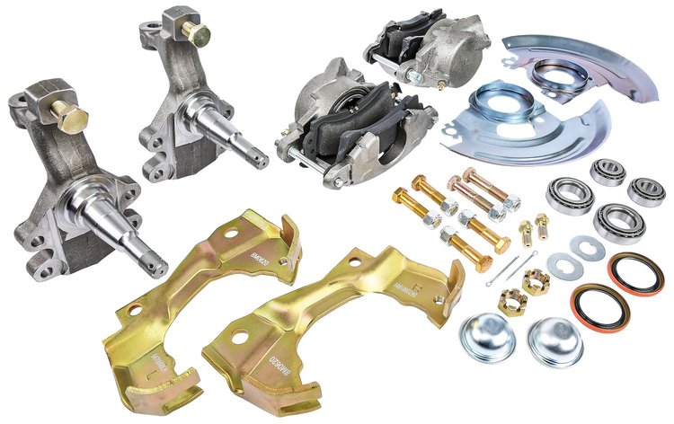 Front Disc Brake Conversion Hardware Kit Fits Select 1964-1972 Buick, Chevrolet, Oldsmobile & Pontiac Models