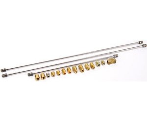Universal Stage Control Valve Installation Kit Stainless Steel Line