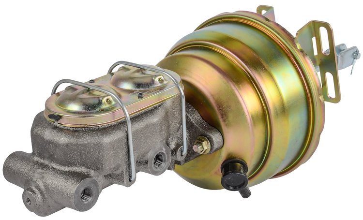 Power Brake Conversion Kit with Adjustable Proportioning Valve for 1955-1958 Chevy Full Size Impala & Belair[Disc/Disc]