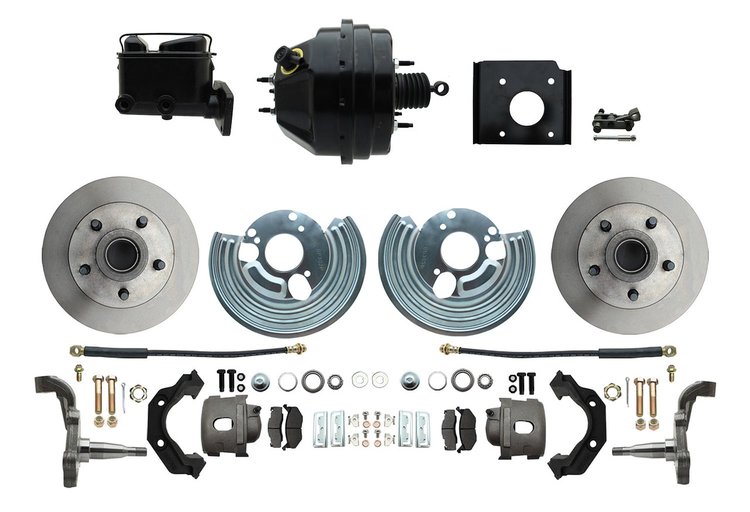 Front Complete OE-Style Power Disc Brake Conversion Kit for 1971-1974 Mopar B & E-Body Models
