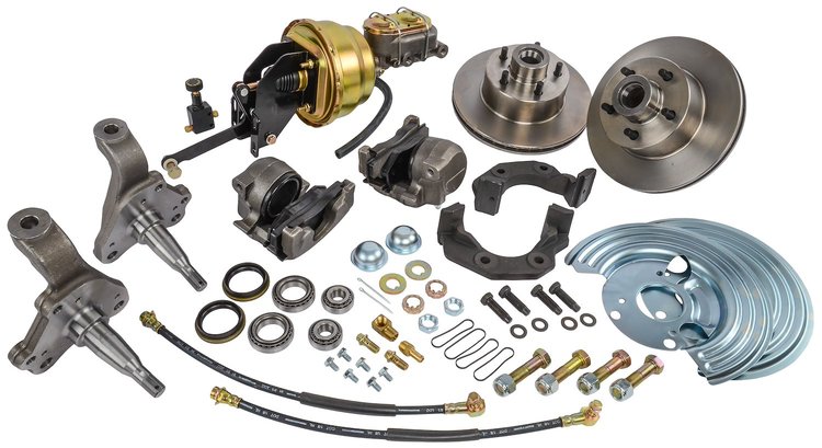 Front Complete Power Disc Brake Conversion Kit for 1962-1972 Mopar B & E Body