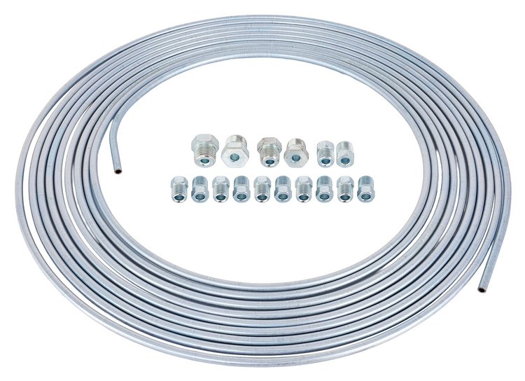 Zinc Brake Line Coil Kit [3/16 in. x 25 ft.]