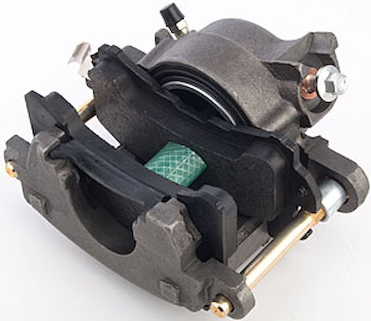 GM Front Disc Brake Caliper with Pads & Metric Hardware, Right/Passenger Side [NEW]
