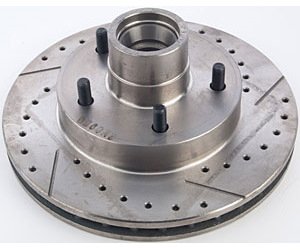 Cross-Drilled Rotor Passenger Side
