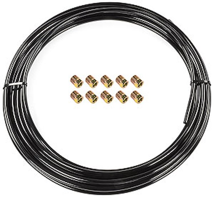 Black Fuel & Transmission Cooler Tubing Kit 5/16 in. Diameter x 25 ft.