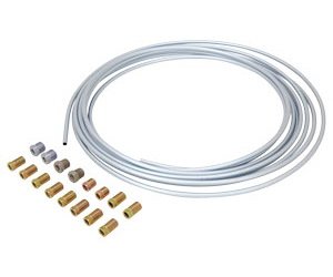 Zinc Brake Line Coil Kit 1/4" OD Tubing