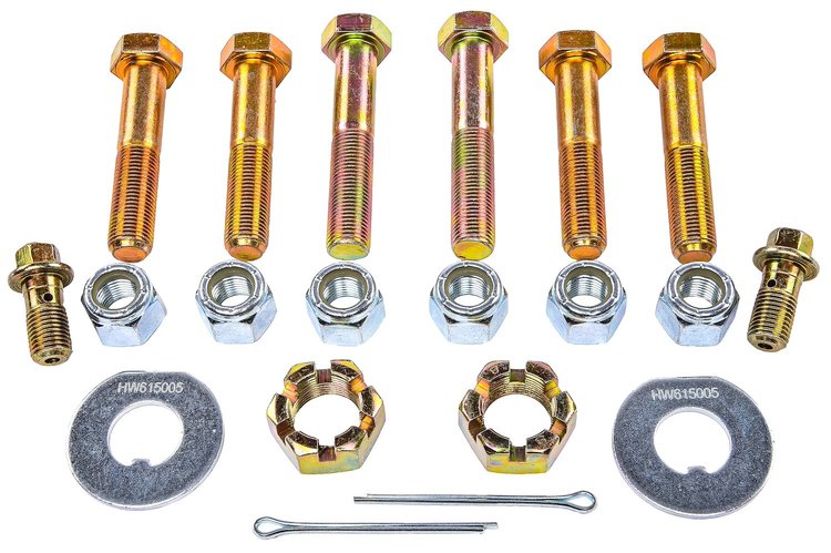 Front Disc Brake Conversion Hardware Kit