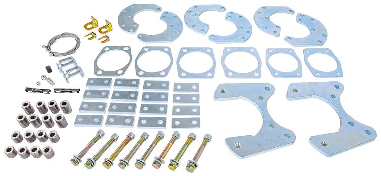 Rear Disc Brake Conversion Hardware Kit for Pre-1987 Ford 9 in. Truck
