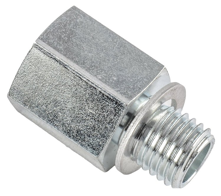 Mechanical Temp Gauge Adapter Fitting M12 x 1.5 Male x 3/8 NPT Female Straight