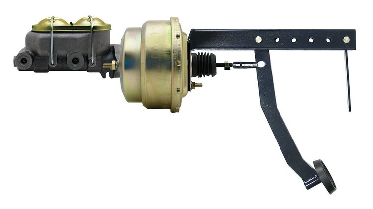 Universal Power Brake Conversion Kit with Firewall Mount Pedal [Universal Mount]