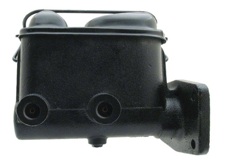 Brake Master Cylinder, Cast-Iron with Black Finish [1962-1976 Mopar Mounting]