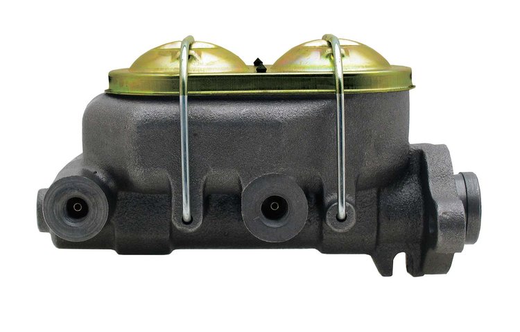 Brake Master Cylinder, Cast-Iron with Natural Finish [GM Universal Mounting] 1 in.