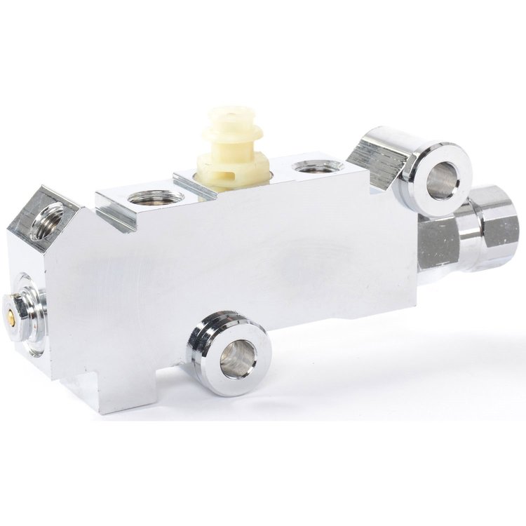 Brake Proportioning Valve for Disc/Drum Applications, Chrome [GM]