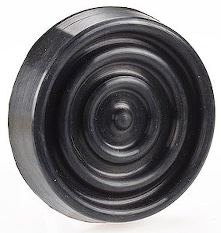 Universal Rubber Pedal Pad with Circular Tread Design
