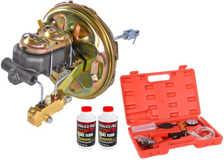 Power Brake Booster/Master Cylinder and Bleeder Kit for 1964-1972 GM A-Body/1967-1969 GM F-Body/1968-1974 GM X-Body [Disc/Drum]