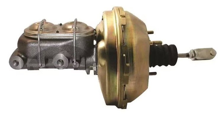 Power Brake Booster/Master Cylinder Conversion Kit Fits Select 1964-1972 Buick, Chevy, Olds, Pontiac A/F-Body Models [Disc/Drum]