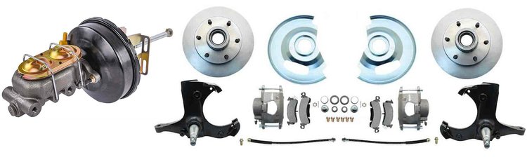 Front Complete Power Disc Brake Conversion Kit for 1963-1966 Chevrolet C10 [6-Lug]