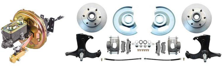 Front Complete Power Disc Brake Conversion Kit for 1967-1970 Chevrolet C10 [6-Lug]