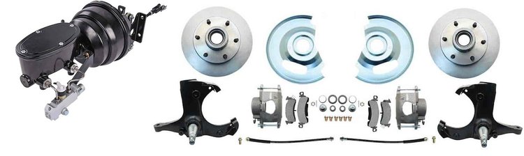 Front Complete Power Disc Brake Conversion Kit for 1967-1970 Chevrolet C10 [6-Lug]