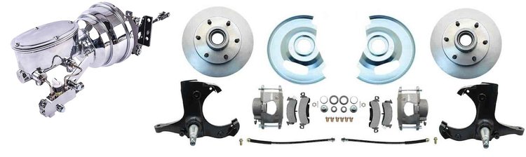 Front Complete Power Disc Brake Conversion Kit for 1967-1970 Chevrolet C10 [6-Lug]
