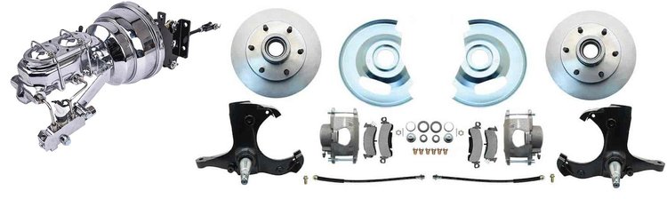 Front Complete Power Disc Brake Conversion Kit for 1967-1970 Chevrolet C10 [6-Lug]