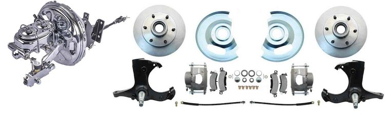 Front Complete Power Disc Brake Conversion Kit for 1967-1970 Chevrolet C10 [6-Lug]