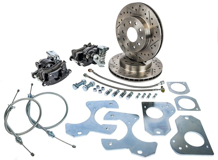 GM 10 Bolt Rear Disc Brake Conversion Kit for Select 1978-1988 GM G-Body Models [Premium Kit with E-Brake]