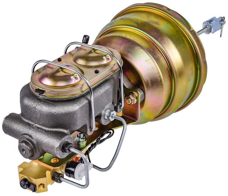 Power Brake Booster Conversion Kit for 1964-1972 GM A-Body, 1967-1969 GM F-Body, 1968-1974 GM X-Body [Disc/Drum]