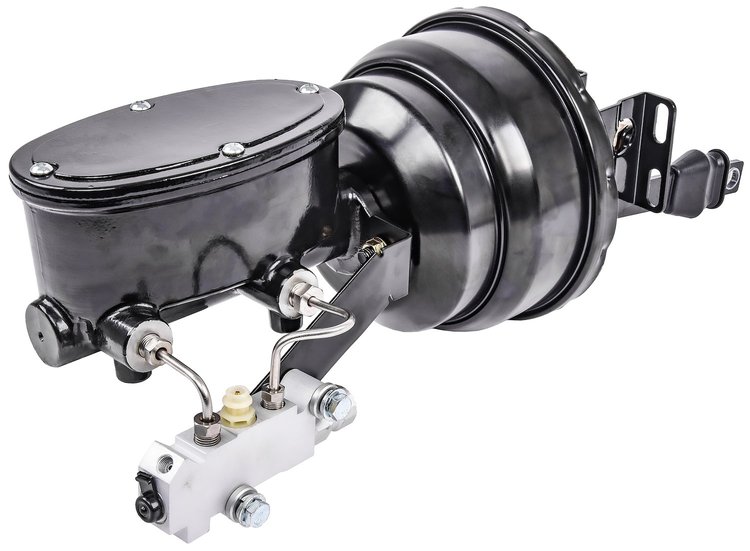 Black-Out Power Brake Conversion Kit with Valve for 1957-1977 Ford F-Series Pickup Truck [Disc/Drum]