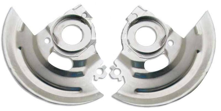 Backing Plate Dust Shields for JEGS 555-631762 Drop Spindles (1964-1970 GM  A/F/X-Body)