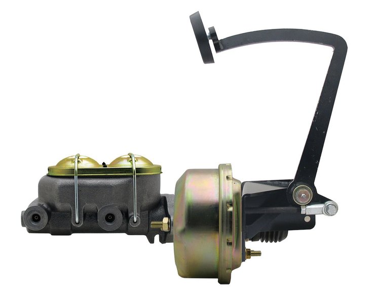 Hot Rod Bolt-On Frame Mount Power Brake Assembly with Pedal for 1928-1931 Ford Model A [7 in. Single Diaphragm Booster]