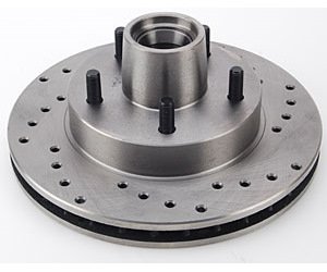 High Performance Cross-Drilled & Vented Left Front Brake Rotor for 1981-1995 GM F-Body