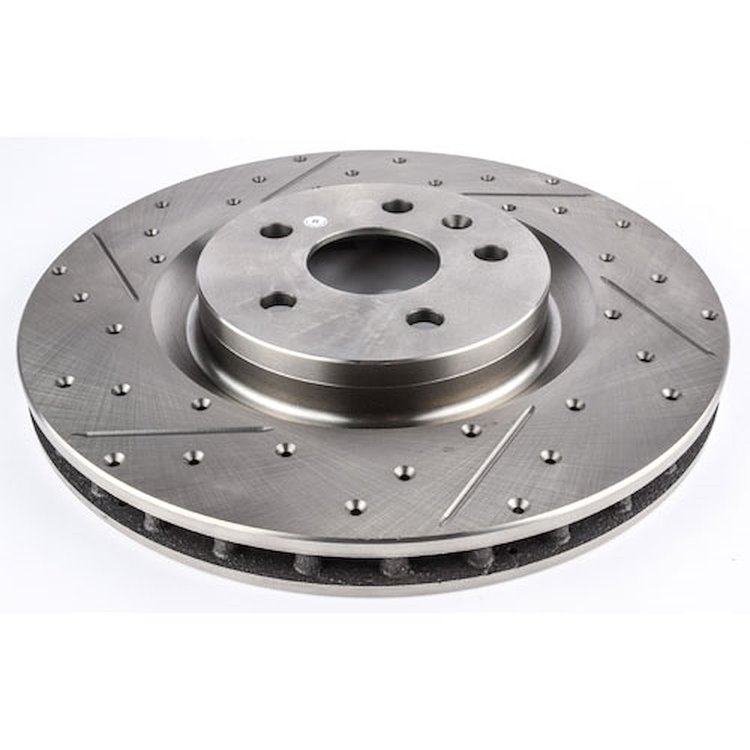 HP Drilled & Slotted Brake Rotor Left Front