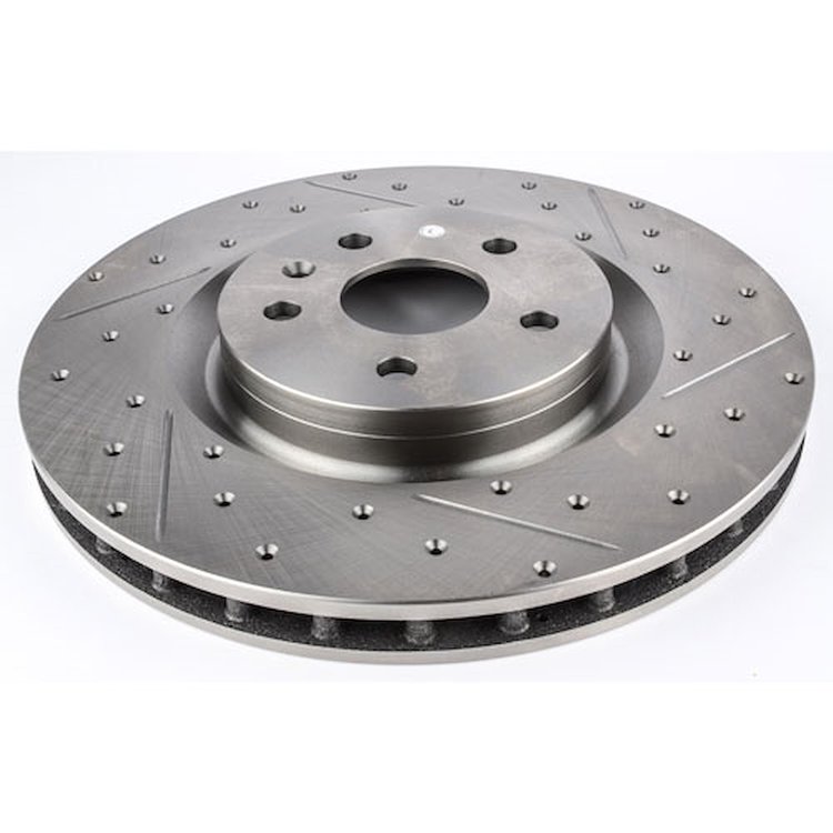 HP Drilled & Slotted Brake Rotor Right Front
