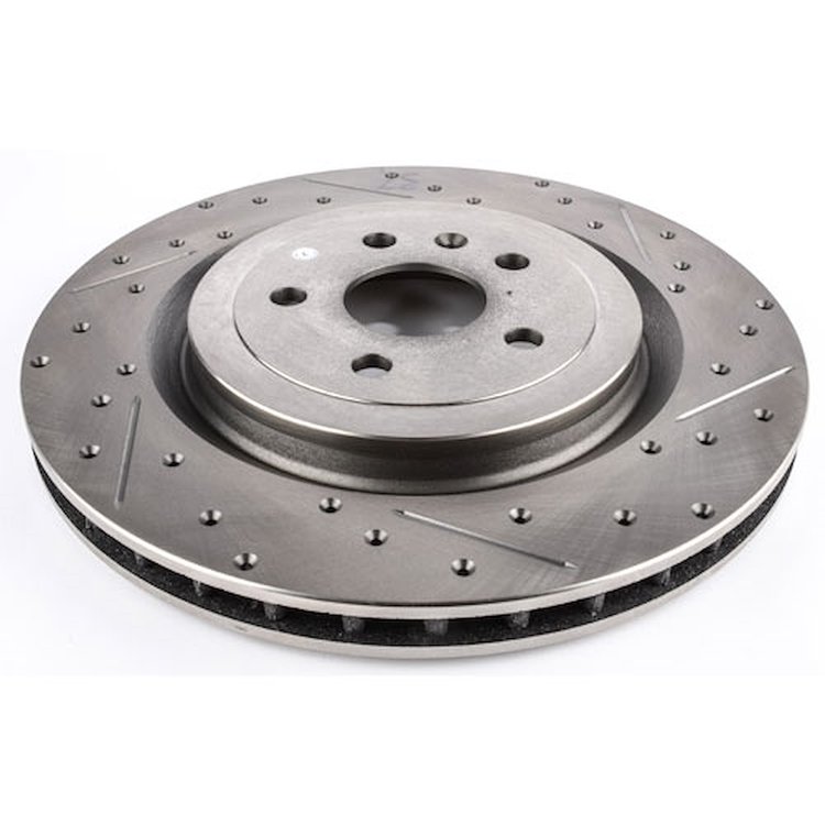 HP Drilled & Slotted Brake Rotor Left Rear