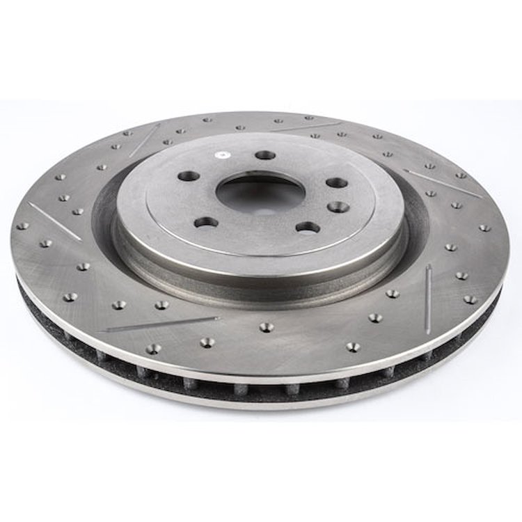 HP Drilled & Slotted Brake Rotor Right Rear