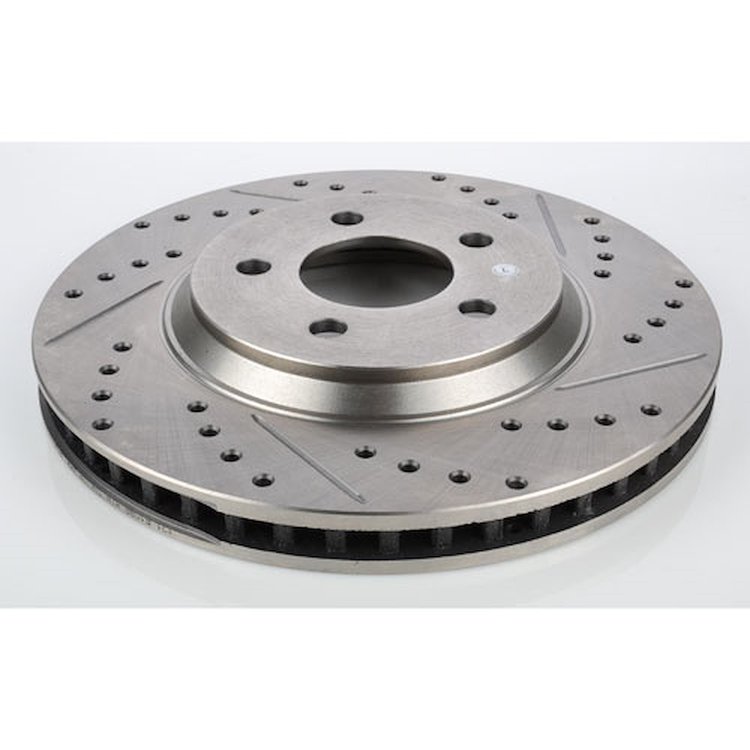 HP Drilled & Slotted Brake Rotor Left Front