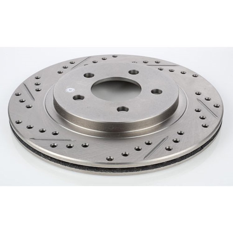 HP Drilled & Slotted Brake Rotor Right Rear