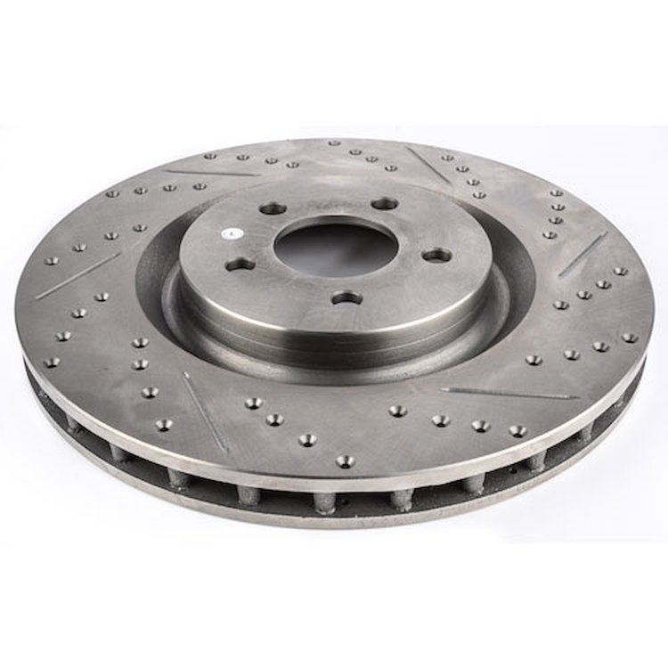 HP Drilled & Slotted Brake Rotor Left Front