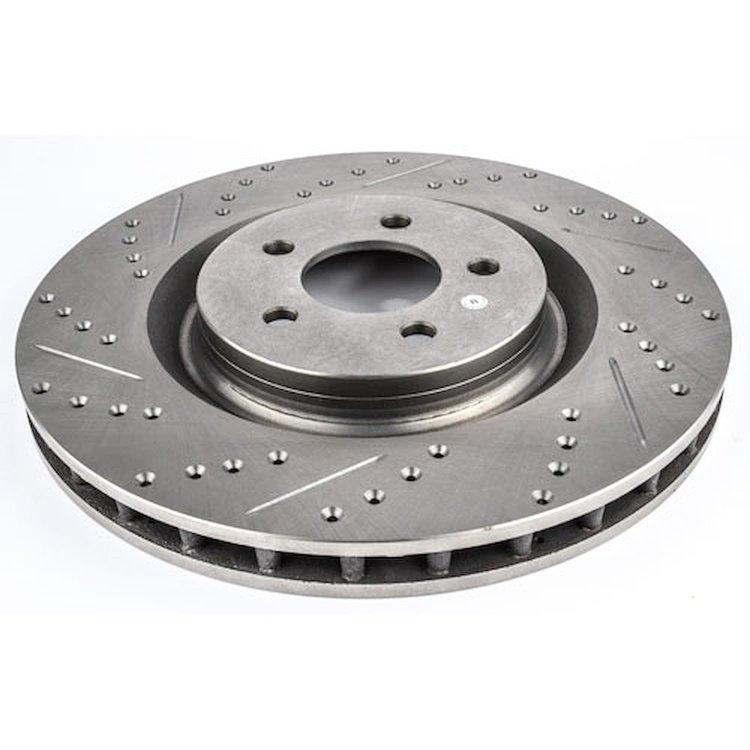 HP Drilled & Slotted Brake Rotor Right Front