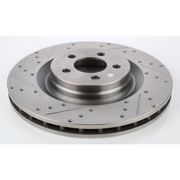 HP Drilled & Slotted Brake Rotor Left Front