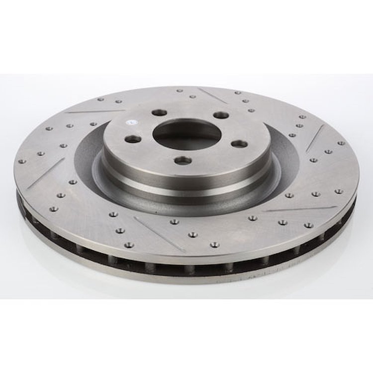 HP Drilled & Slotted Brake Rotor Right Front