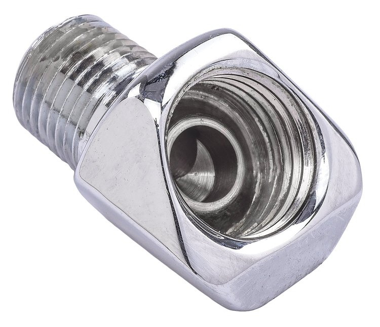 Chrome 45 Degree Fitting 1/8 in. NPT x 1/2 in. -20 Inverted Flare Female