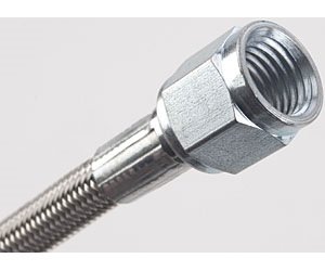 Pre-Assembled Brake Hose -4AN Straight to Straight